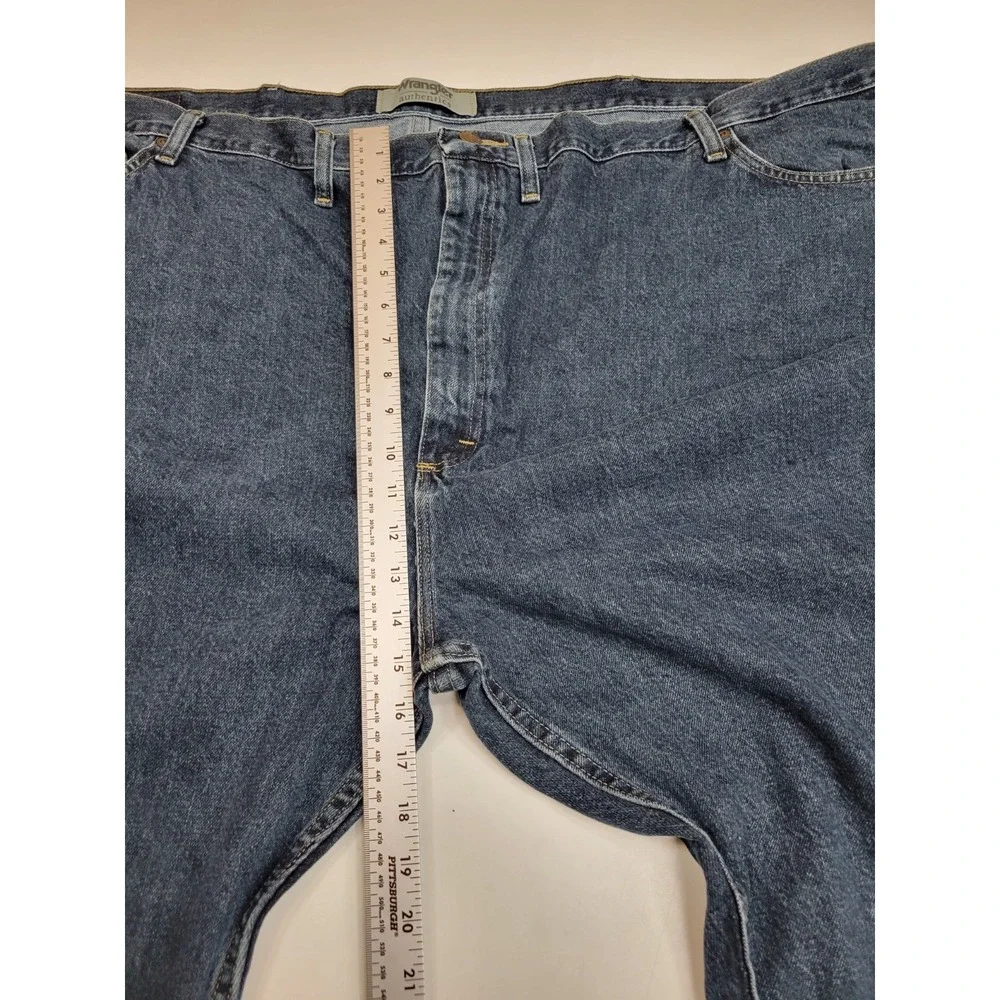 Wrangler Authentics Men's Jeans 58x32 Relaxed Fit Blue Denim Big Tall